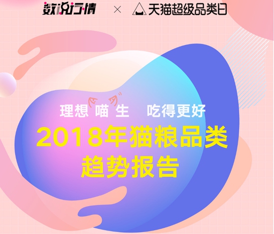 天猫《2018年猫粮品类趋势报告》 引领猫粮品类快速升级新趋势