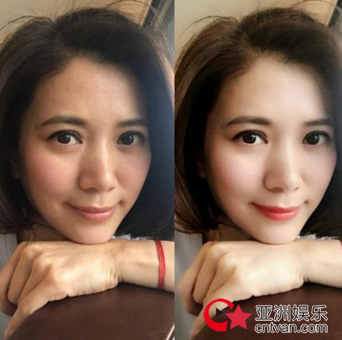 袁咏仪被过度修图后 变成标准网红脸本尊都看吐了!