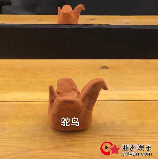 易烊千玺捏鸵鸟引爆笑 工作人员以为是千纸鹤