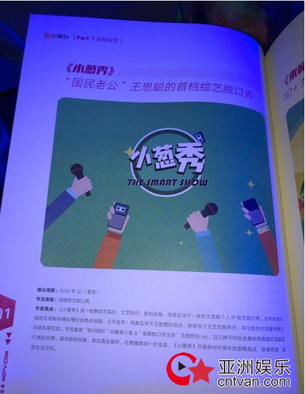 “国民老公”王思聪首档综艺曝光 将热评当下文艺文娱热点