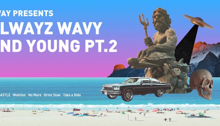 来自青岛的说唱厂牌AWAY带来了第二张 EP ,依旧是 ALWAYZ WAVY AND YOUNG