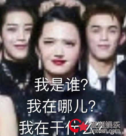 姚晨发现一个假的我 吐槽盛典合照十分幽默