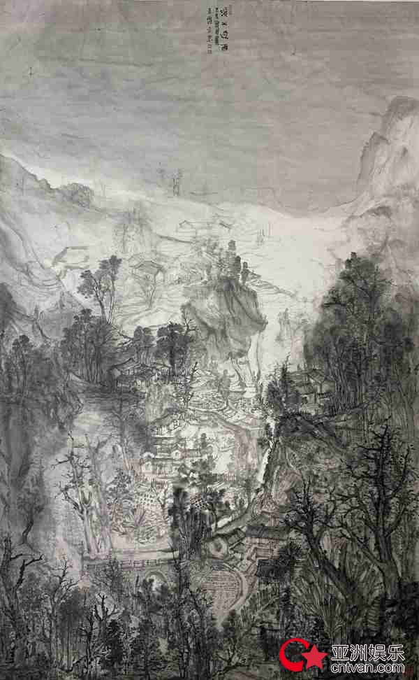 全国写意中国画作品展 画家方宋作品《溪山过雨》入选并获奖