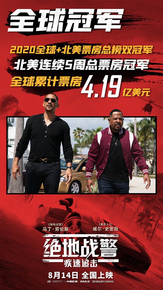 《绝地战警:疾速追击》周五上映 史皇马丁迈阿密飙车枪战