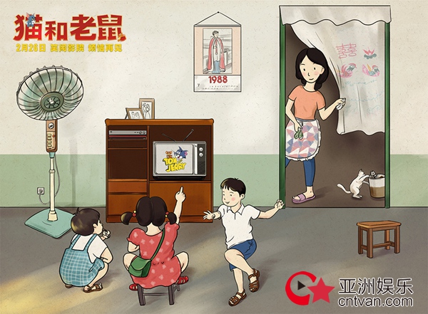 《猫和老鼠》曝“欢乐时光机”版手绘图 秒回童年引爆最强情怀杀
